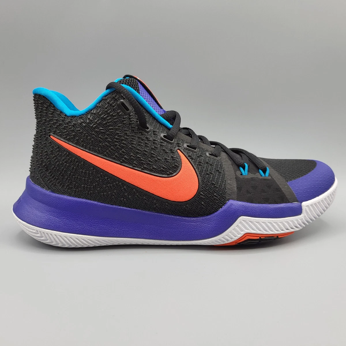 Nike Kyrie Low 3  Sneakers In Black & Blue With Embroidered Nike Logos Mens 8.5 Nike Size 10.5 Kyrie 3 Mens Basketball Shoes Black/Blue Moon  main image 2