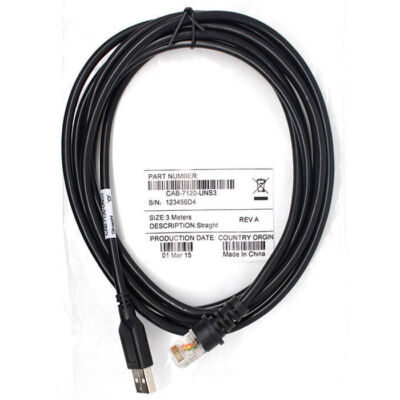9FT 3M USB Cable for Honeywell Metrologic MS7120 MS9540 MS5145 Barcode Scanner