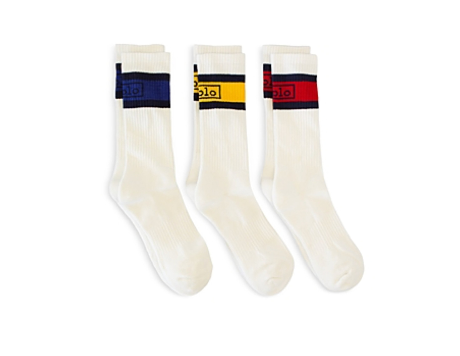 НОВЫЕ носки Polo Ralph Lauren из хлопчатобумажной смеси с логотипом W TAGS 3 упаковки 3990₽