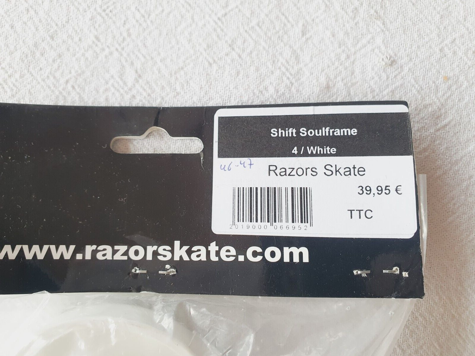 Soulframe Razors blanc taille 4 structure rigide haute performance - 3