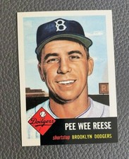 1991 Archives 1953  #76 Pee Wee Reese - Brooklyn Dodgers