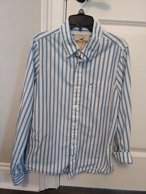 Striped Shirt Hollister Mens Dress Shirts Oxford Shirt Hollister