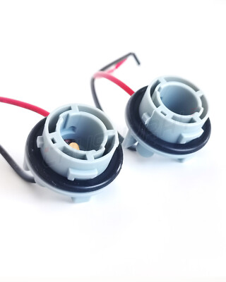 AUXITO 1156S Pigtail Socket Harness – 2-Pack, 12V, For Turn Signal Lamps