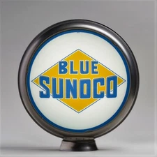 Blue Sunoco 15" Gas Pump Globe (GL317)