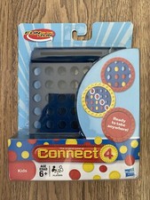 Connect 4 Travel Game.  Ages 6+ Fun On The Run 2 Players Brand New