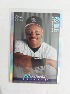 1997 Donruss Studio Silver Press Proof/1500 Ellis Burks #50
