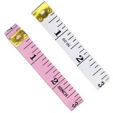 2-Pack Body Measuring Tape Ruler Sewing Cloth Tailor Measure 60 inch 150 cm