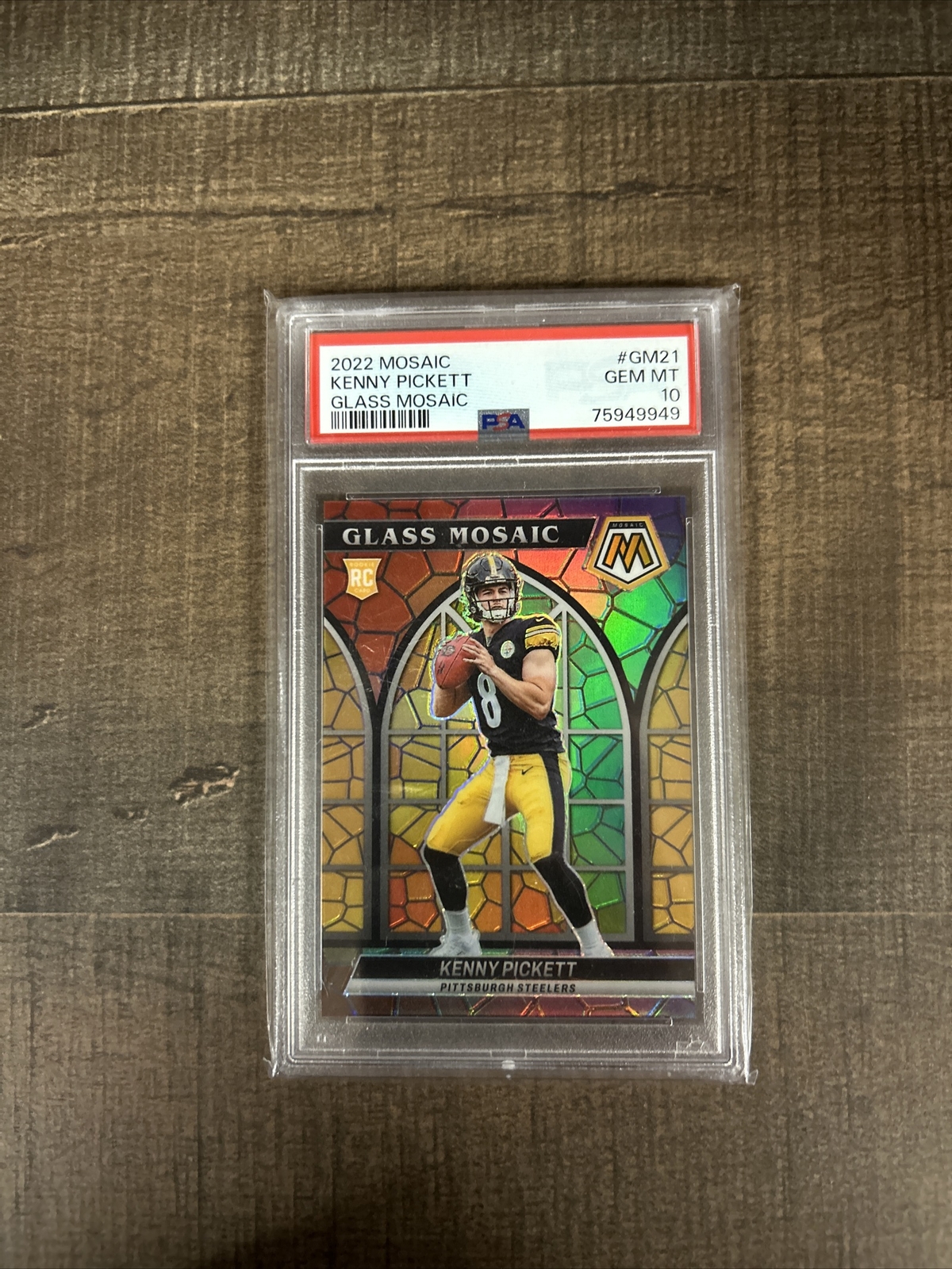 2022 Kenny Pickett Glass Mosaic PSA 10 Rookie Card #GM21