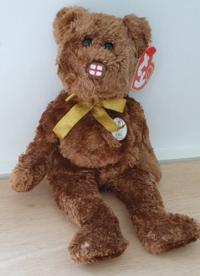 Beanie Baby Champion England FIFA WM 2002 Original Etikett TOP