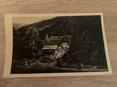 Alte Ansichtskarte, HO Gaststätte Schrödermühle b. Freiberg, s/w, ungelaufen