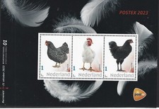 Países Bajos 2023 Pollo Postex 2 m/s mnh G