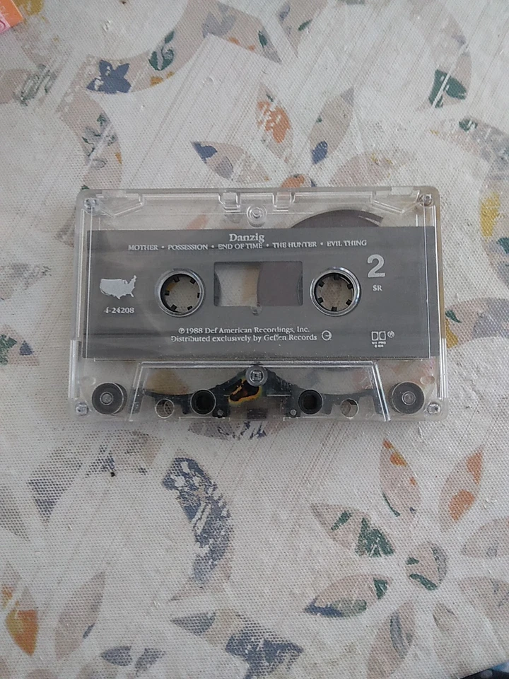 Danzig Self Titled Cassette Tape 1988. Cassette Tape Only - Image 2 of 2