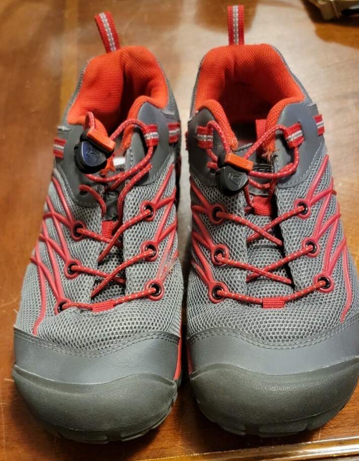 Scarpe da arrampicata da trekking KEEN donna rosse taglia 6 EU 38 VERAMENTE PULITE!