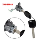 Front Left Driver Door Lock Cylinder Keys Fit For Honda Accord 4 Doors 2003-2007