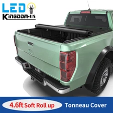 4.6FT Roll Up Tonneau Cover For 2022-2026 Ford Maverick Truck Bed Waterproof