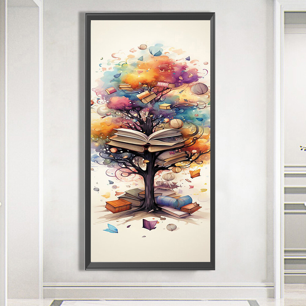 5D DIY Full Round Drill Diamond Painting Wisdom Tree Kit Home ...