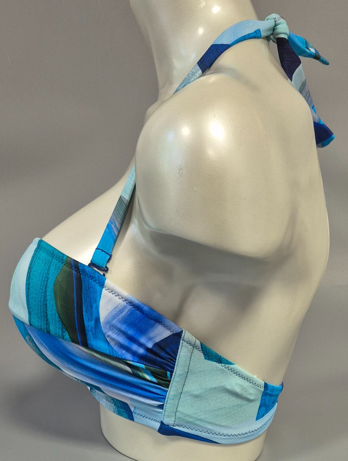 Fantasie 'Aguada Beach' Bikini Top Blue UK 30E NWT image 3