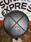 "Fully Restored" GRISWOLD #738 CAST Iron Griddle Pizza Pan 9" Seasoned