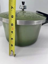 Vintage 1970s PRESTO Deluxe Avocado Green Stove Top Pressure Cooker