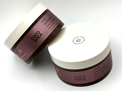 NEW 2 BATH BODY WORKS COCO SHEA RICH MOISTURE CREAMY COCONUT BODY BUTTER 6.5 OZ