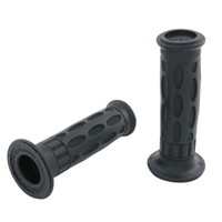 "Motorrad Griffgummi \"767\" Schwarz FüR 7/8\" 22Mm Lenker 115 Mm Geschlossen Griffe"
