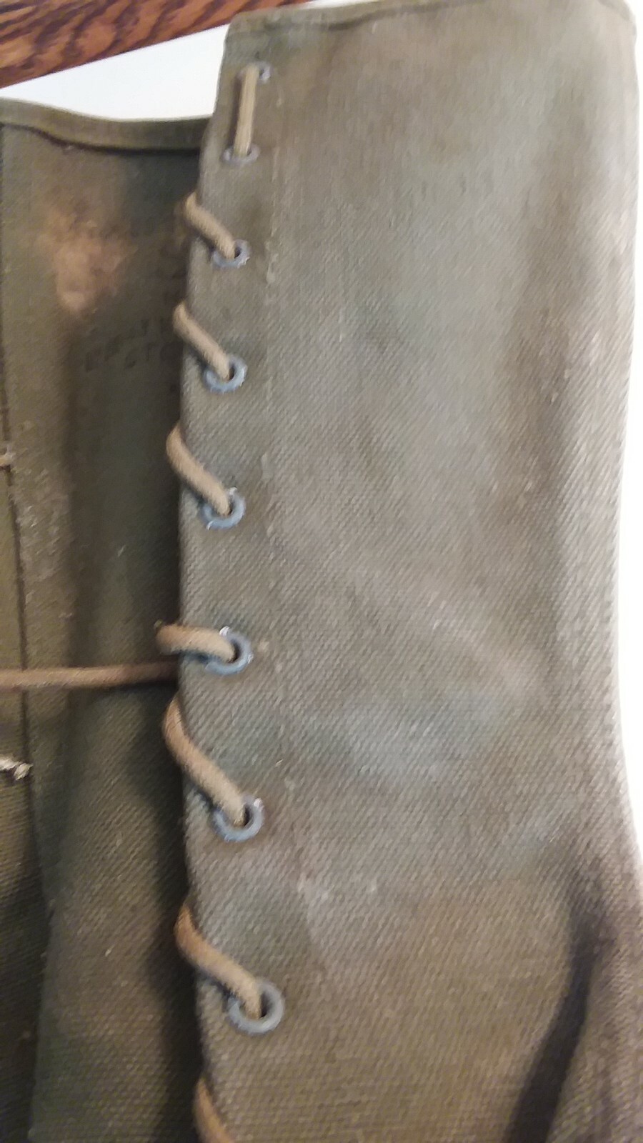 vintage original 1 pair army chaps tan in color dated 06/07/1943 | eBay