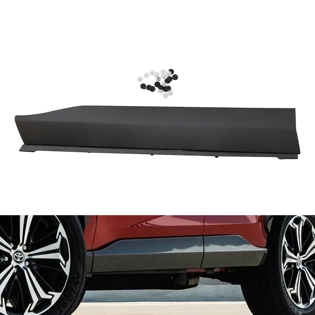 LH Driver Side Front Door Lower Molding Trim 750740R070 For Toyota