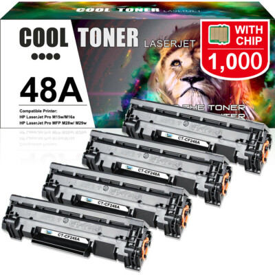 CF248A 48A Toner Compatible with HP LaserJet Pro M15a M15w M16 M28a M28w M29w