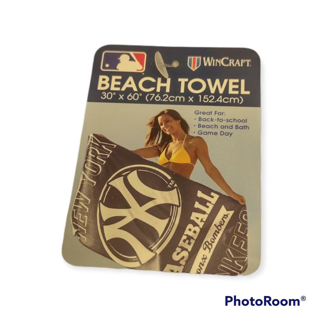 Mlb Yankees Beach Towel MLB Official New York Yankees 