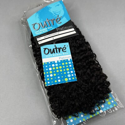 12  Bohemian #2 Darkest Brown Outre 100% Hair Extensions Boho Curly Tracks