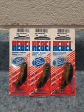 3 Rebel Wee Crawfish F76 Made In 2003!  RARE! 