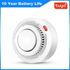 Wi-Fi Smoke Alarm Fire Alarm Smoke Detector with 10 Years Battery Tuya Smartlife