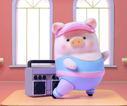 Toyzero + LuLu the Piggy The Fitness Club Series Blind Box Figur Spielzeug Geschenk - Bild 8 von 21