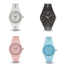 Roccobarocco Jam Lady Orologio da donna in gomma con numeri arabi diametro 35 mm