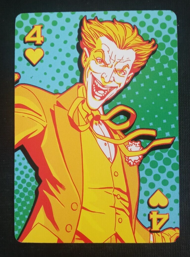 DC Comics Joker Playing Card 4 Hearts | eBay