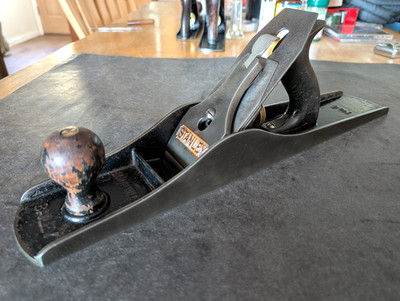 Stanley No 6 Plane Smooth Bottom Type 15 1931-1932 Heavy Casting 90% Japanning
