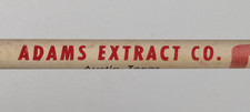 Vintage - Adams Extract Co Austin Texas Vanilla Advertisement Pencil - B24