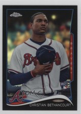 2014 Topps Chrome Black Refractor 50/100 Christian Bethancourt #91 3c7