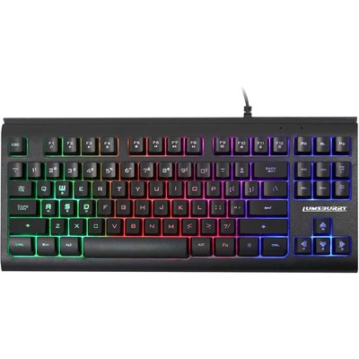 Large Print Backlit Keyboard, Wired USB Lighted Computer Keyboard