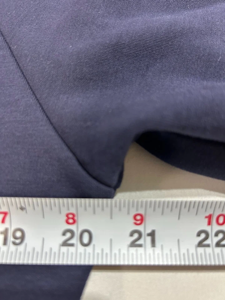 Atleta a medida Premium ajuste atlético diario cremallera cuello jurar azul marino - grande Foto 4 de 4