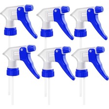 Trigger Spray Nozzles 6 Pack Adjustable Leakproof Replacement Heads