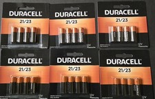 Duracell 21/23 12v Batteries-6 packs of 4- New, Sealed Packages Exp. 08/2029