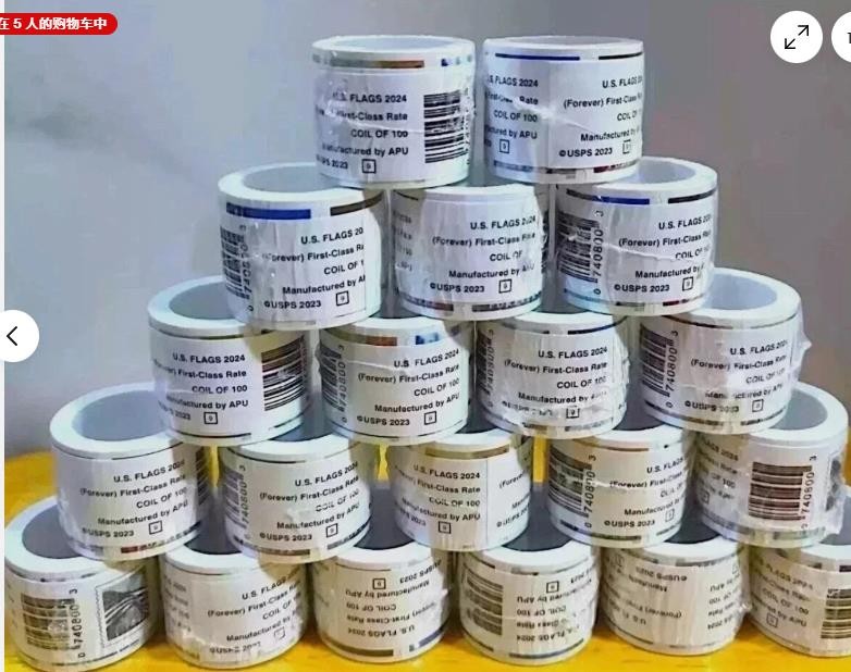 New Collection 10 ROLLS Of 100 USPS Postage-1000 PCS-Special Sale (2024)