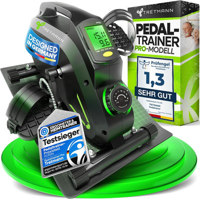 Tretmann Pedaltrainer Pro Set [Das Orginal] Extra Leise & Gelenkschonend + Anti-