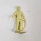 Vintage Marx Sears Service Center Allstate Playset 1.5" Mechanic Figure Cream