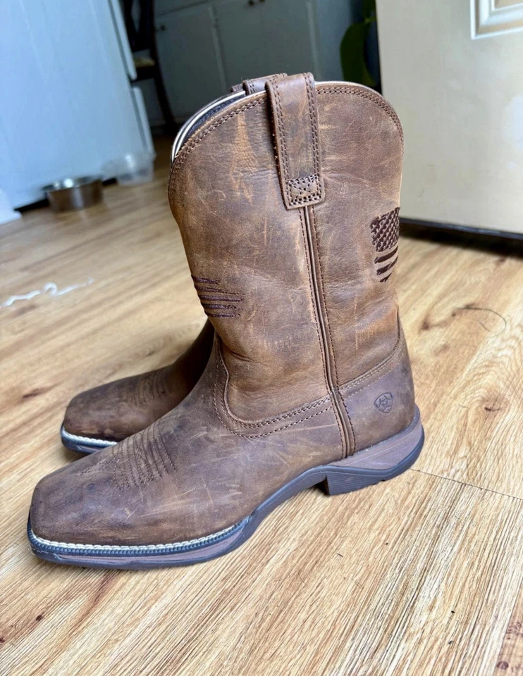 Botas occidentales Ariat Anthem Patriot niño grande talla 5 Foto 2 de 4