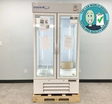 Double Glass Door Lab Fridge - 2025 Unused TESTED with Warranty SEE VIDEO