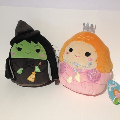 LOT Squishmallows Glinda Good + Wicked Witch of the West Elphaba 8'' WOOZ NWT New