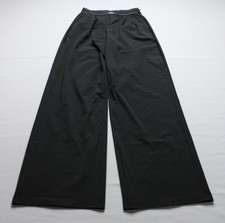 Alo Women's Lightweight Suit Up Long Relaxed Fit Trousers AP2 Black Size: 2XS