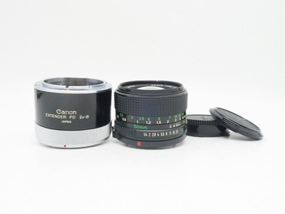 Canon FD 50mm 1:1.4 Objektiv Extender FD 2x-B